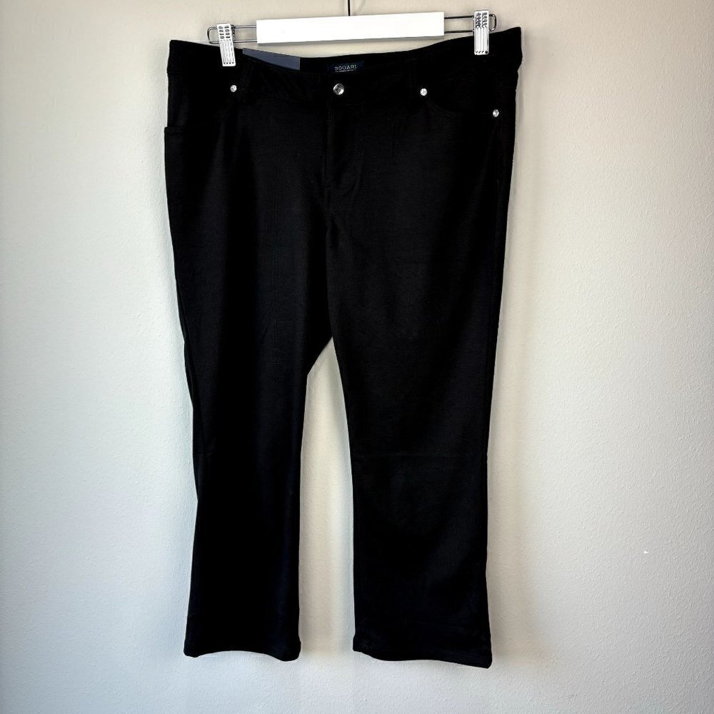Bogari Cropped Pants Black NWT 12